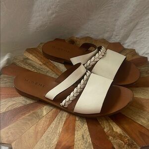 M. Gemi Women's Braided Cream Sandals